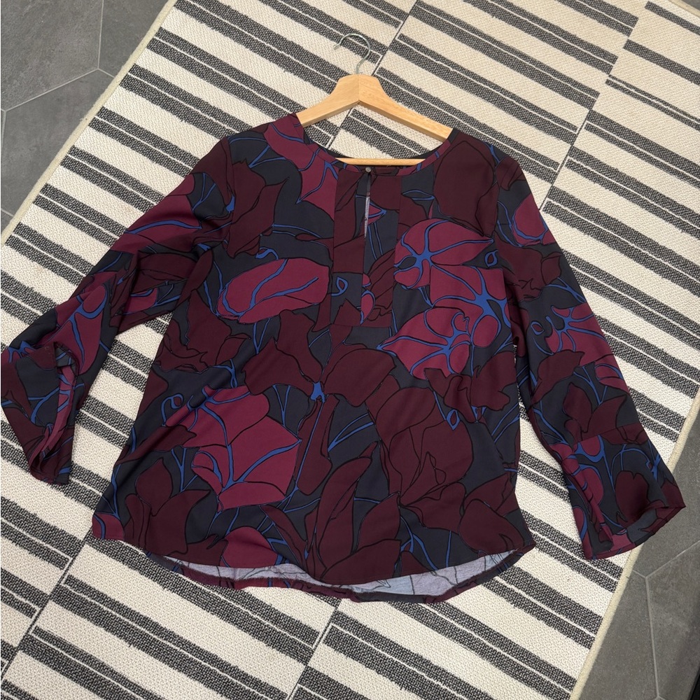 Loft Multi-Colored Blouse - Picture 2 of 4